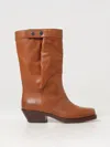 Isabel Marant Ademe Havana Biker Boot In Ivory