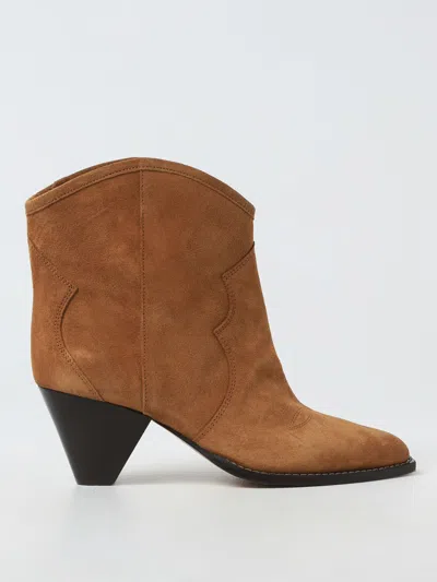 ISABEL MARANT FLAT ANKLE BOOTS ISABEL MARANT WOMAN COLOR LEATHER,F81218107