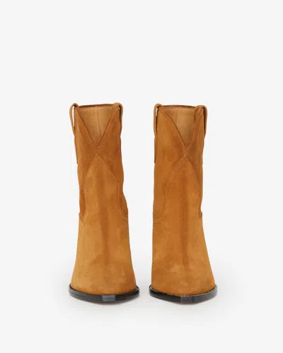 Isabel Marant Leyane Boots In Cognac