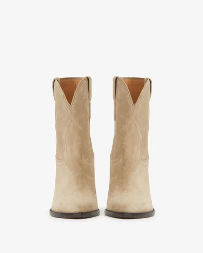 Isabel Marant Boots Leyane In Light Beige