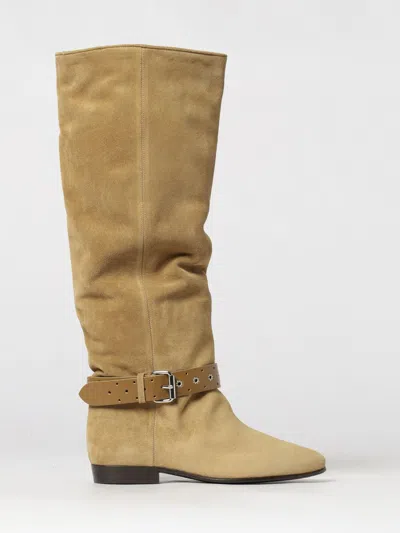 Isabel Marant Boots Woman Color Beige In Neutral