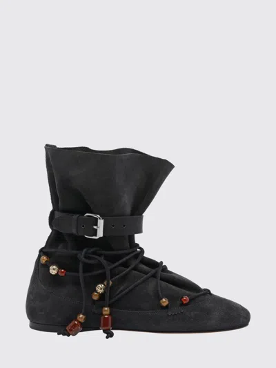 Isabel Marant Black Calf Leather Boots