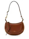 Isabel Marant Oskan Moon Studded Leather Shoulder Bag