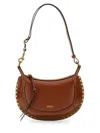 Isabel Marant Oskan Moon Studded Leather Shoulder Bag