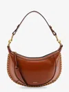 Isabel Marant Naoko Leather Crossbody Bag In Brown