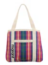 Isabel Marant Darwen Nylon Shoulder Bag With Striped Pattern In Multi