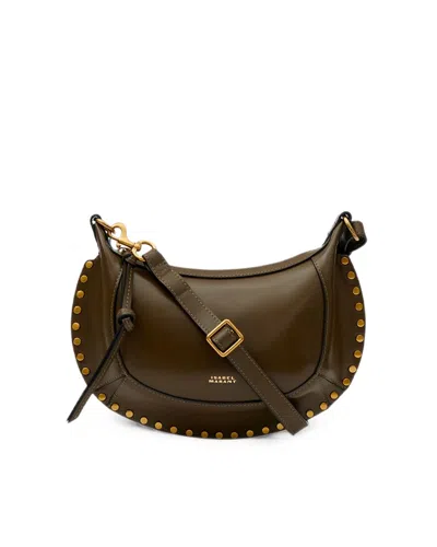 Isabel Marant Borsa Oskan Moon Dark Olive In A1c01m67do