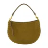 Isabel Marant Borsa Oskan Soft Zipped In Suede Color Taupe