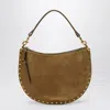 Isabel Marant Borsa Oskan Soft Zipped In Suede Color Taupe In Beige