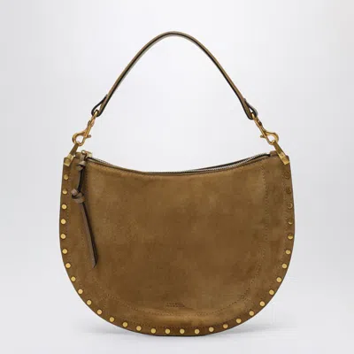 Isabel Marant Borsa Oskan Soft Zipped In Suede Color Taupe In Beige