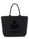 Isabel Marant Black Cotton Small Yenky Shopping Bag