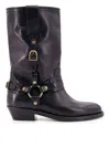 Isabel Marant Women Heiko Leather Boots With Straps