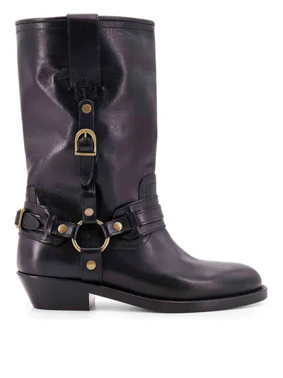 ISABEL MARANT BLACK BOOTS