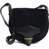 Isabel Marant Botsy Suede Crossbody Bag In Black