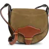 Isabel Marant Botsy Suede Crossbody Bag In Brown