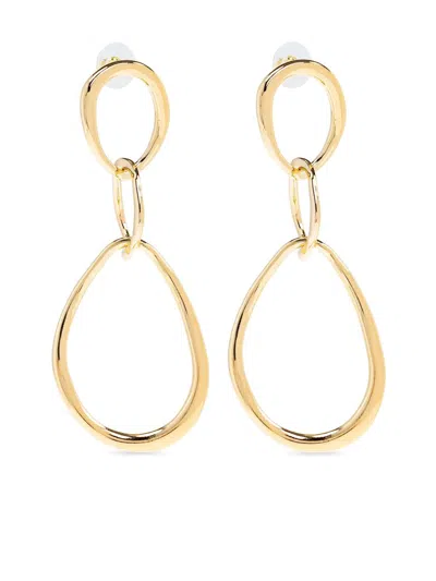 Isabel Marant Oversize Pendant Earrings In Gold