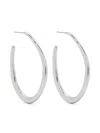 Isabel Marant Pleasant Hoop Earrings In Grey
