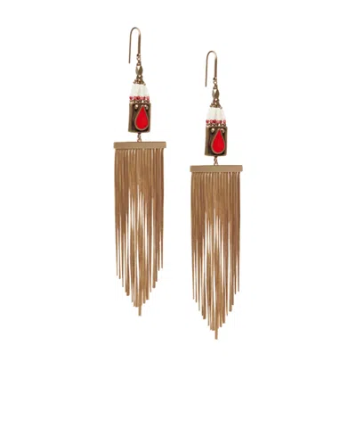 Isabel Marant Jaya Drop Earrings In Yellow