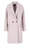 Isabel Marant Notched-lapels Single-breasted Coat In Pink