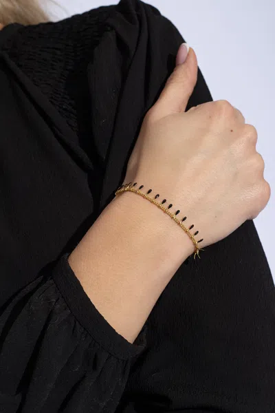 Isabel Marant Bracelet With Logo In Gold