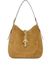 Isabel Marant Women Camel Suede Altay Shopping Bag In Brown