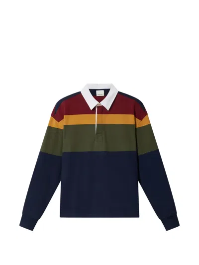 Isabel Marant Long-sleeve Polo Shirt In Blue