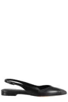 Isabel Marant Flat Sling Back Ballerina Shoes In Black