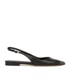 Isabel Marant Flat Sling Back Ballerina Shoes In Black