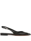 Isabel Marant Flat Sling Back Ballerina Shoes In Black
