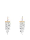 Isabel Marant Logo-engraved Drop Earrings In Gold