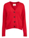 Isabel Marant Brat Buttoned Cardigan In Red