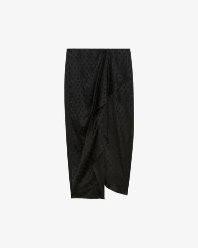 Isabel Marant Breen Skirt In Black