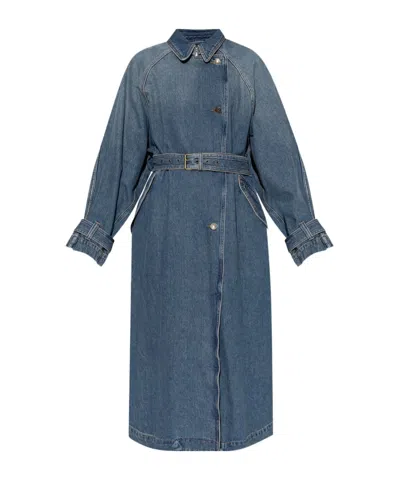 ISABEL MARANT BREKKA DENIM TRENCH COAT