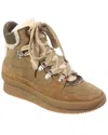 Isabel Marant Brendta Shearling Hiking Boot In Green