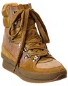 Isabel Marant Brendty Canvas & Suede Hiking Boot In Brown