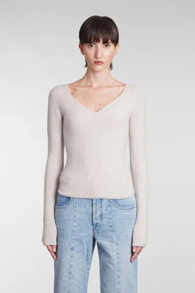 Isabel Marant Bricelia Knitwear In Beige Wool In Be Beige