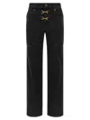 Isabel Marant Brinley Carabiner-fastening Jeans In Black