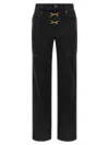 Isabel Marant Brinley Carabiner-fastening Jeans In Black