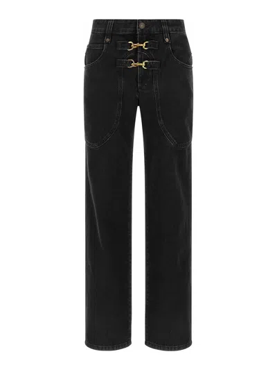 ISABEL MARANT JEANS BOOT-CUT - NEGRO
