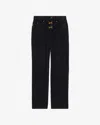 Isabel Marant Brinley Carabiner-fastening Jeans In Black