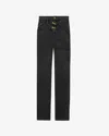 Isabel Marant Brinley Carabiner-fastening Jeans In Black