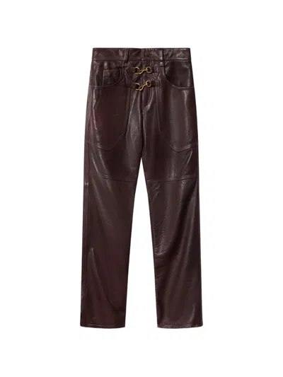 Isabel Marant Brinley Trousers In Brown