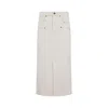 Isabel Marant Britt Ecru Cotton Midi Skirt