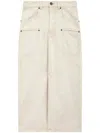 Isabel Marant Britt Denim Midi Skirt