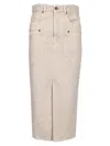 Isabel Marant Wide-leg Beryl Jeans In Ecru In Beige