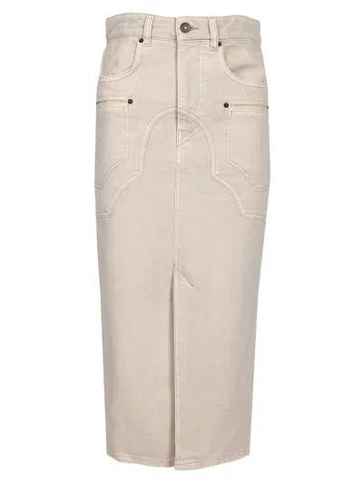ISABEL MARANT BRITT MIDI SKIRT