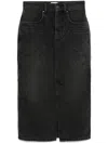 Shop Isabel Marant Britt Midi Skirt In Black