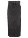 Isabel Marant Britt Midi Skirt In Black