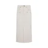 Isabel Marant White Britt Skirt In Neutral