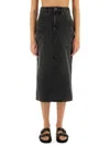 Isabel Marant Britt Denim Midi Skirt
